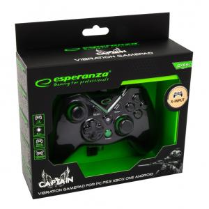 ESPERANZA gamepad GX660, με vibration, PC, PS3, Xbox One, Android | Συνοδευτικά PC | elabstore.gr