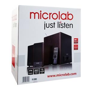 MICROLAB ηχεία FC530U, 2.1ch, 30W & 2x 15W, USB/SD Card/FM/AUX, μαύρα | Εικόνα & Ήχος | elabstore.gr