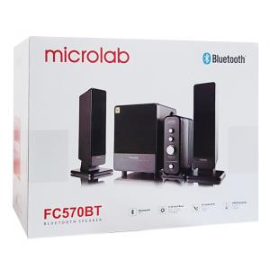 MICROLAB ηχεία FC570BT, 2.1ch, 30W & 2x 15W, Bluetooth/AUX, μαύρα | Εικόνα & Ήχος | elabstore.gr