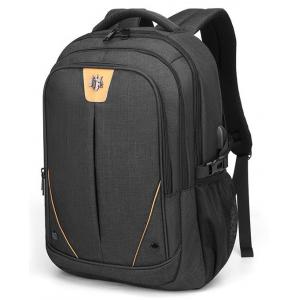 ARCTIC HUNTER τσάντα πλάτης GB00369-BK με θήκη laptop, αδιάβροχη, μαύρη | Οικιακές & Προσωπικές Συσκευές | elabstore.gr
