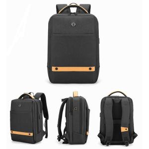 ARCTIC HUNTER τσάντα πλάτης GB00378-BK με θήκη laptop, αδιάβροχη, μαύρη | Οικιακές & Προσωπικές Συσκευές | elabstore.gr