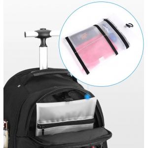 ARCTIC HUNTER τσάντα ταξιδίου LG1500165-BK τροχήλατη, θήκη laptop, μαύρη | Οικιακές & Προσωπικές Συσκευές | elabstore.gr