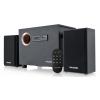 MICROLAB ηχεία M-105R, 2.1ch, 5W & 2x 2.5W, USB/SD Card/3.5mm/FM, μαύρα | Εικόνα & Ήχος | elabstore.gr