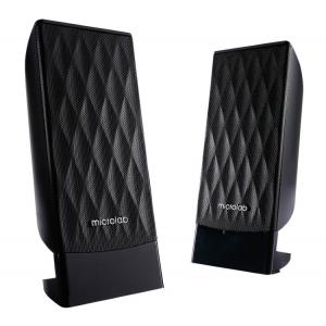 MICROLAB ηχεία M-300BT, 2.1ch, 38W RMS, bluetooth/USB/SD/3.5mm, μαύρα | Εικόνα & Ήχος | elabstore.gr