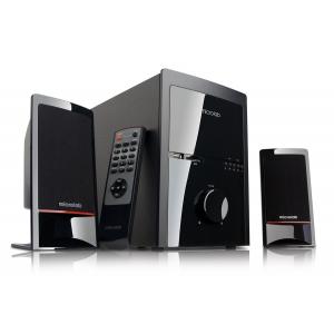 MICROLAB ηχεία M-700U, 2.1ch, 46W RMS, USB/SD/3.5mm/2RCA, μαύρα | Εικόνα & Ήχος | elabstore.gr
