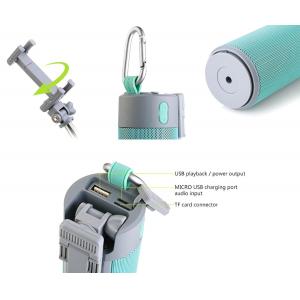 MICROLAB Φορητό ηχείο MD118, power bank, φακός, selfie stick, πράσινο | Εικόνα & Ήχος | elabstore.gr