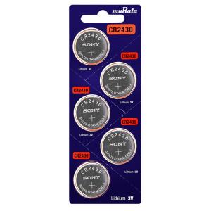 MURATA Μπαταρία λιθίου CR2430, 3V, 5τμχ | Μπαταρίες | elabstore.gr