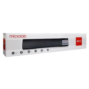 MICROLAB Soundbar ηχείο MS212, bluetooth/SD Card/USB/FM, μαύρο | Εικόνα & Ήχος | elabstore.gr