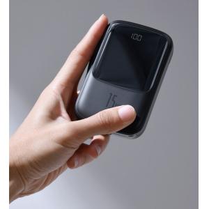 BASEUS power bank Qpow PPQD-B01 10000mAh, 4x output, 15W, οθόνη, μαύρο | eLabstore.gr