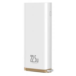 BASEUS power bank PPXC-02 20000mAh, 3x output, 22.5W, oθόνη, λευκό | eLabstore.gr BASEUS power bank PPXC-02 20000mAh, 3x output, 22.5W, oθόνη, λευκό | Αξεσουάρ κινητών | elabstore.gr