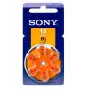 SONY μπαταρίες ακουστικών βαρηκοΐας PR13, mercury free, 1.4V, 6τμχ | Μπαταρίες | elabstore.gr