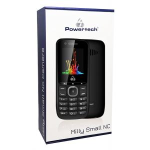 POWERTECH Κινητό Τηλέφωνο Milly Small NC PTM-15, χωρίς κάμερα, μαύρο | Mobile Συσκευές | elabstore.gr