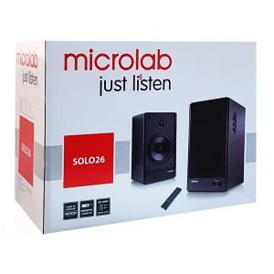 MICROLAB ηχεία SOLO26, 2.0ch, 130W RMS, BT/RCA, remote control, wood | Εικόνα & Ήχος | elabstore.gr