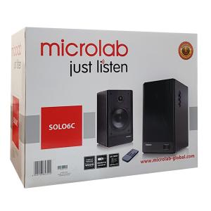 MICROLAB ηχεία SOLO6C, 2.0ch, 100W RMS, RCA, με remote control, wood | eLabstore.gr MICROLAB ηχεία SOLO6C, 2.0ch, 100W RMS, RCA, με remote control, wood | Εικόνα & Ήχος | elabstore.gr