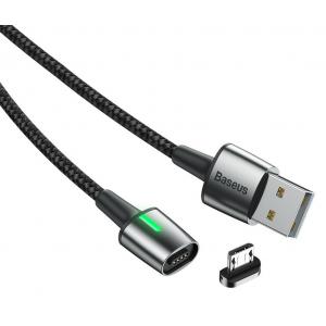 BASEUS Καλώδιο USB σε Micro/Type-C/Lightning TZCAXC-B01, μαγνητικό, 1m | Αξεσουάρ κινητών | elabstore.gr