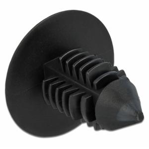 DELOCK Πλαστική τάπα 60187 για κάλυψη οπών, 15x14.5mm, μαύρη, 10τμχ | Εργαλεία | elabstore.gr