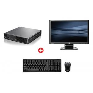Bundle BNDL-0043 LENOVO PC M72e Tiny Windows 10, Οθόνη 23" | Refurbished PC & Parts | elabstore.gr