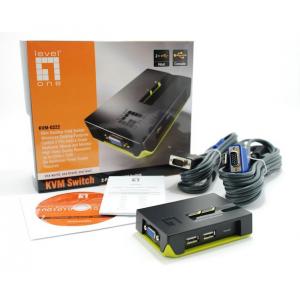 LEVELONE KVM switch KVM-0222, 2-port, USB, Ver. 1 | Καλώδια | elabstore.gr