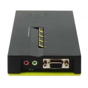 LEVELONE KVM switch KVM-0421, 4-port, USB, με υποστήριξη ήχου, Ver. 1 | eLabstore.gr