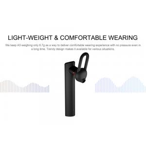 QCY bluetooth headset QCY-A3, BT V5.0, multipoint, μαύρο | Αξεσουάρ κινητών | elabstore.gr