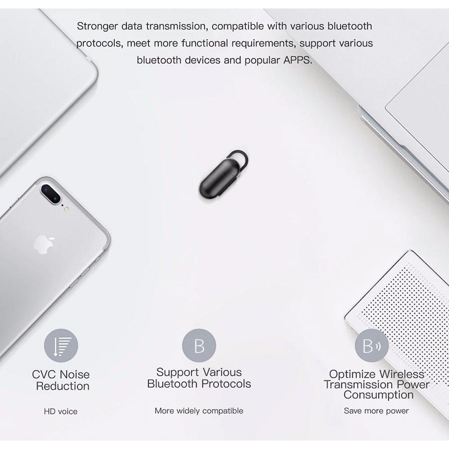 QCY bluetooth headset QCY-Q12, BT V5.0, μαύρο | eLabstore.gr QCY bluetooth headset QCY-Q12, BT V5.0, μαύρο | Αξεσουάρ κινητών | elabstore.gr