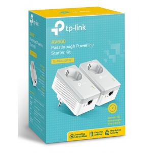 TP-LINK AV600 Passthrough Powerline Starter Kit TL-PA4010P, Ver. 4.0 | Δικτυακά | elabstore.gr
