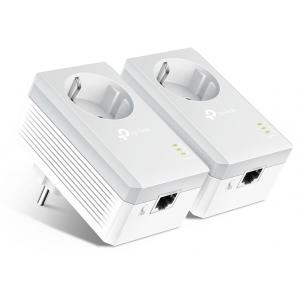 TP-LINK AV600 Passthrough Powerline Starter Kit TL-PA4010P, Ver. 4.0 | Δικτυακά | elabstore.gr