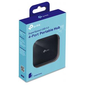 TP-LINK USB hub UH400 USB 3.0, 4x USB 3.0, Ver. 3.0, μαύρο | Συνοδευτικά PC | elabstore.gr