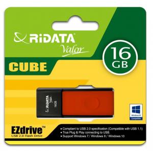 RIDATA USB Flash Drive Cube 9F616G0RDVD02, 16GB, USB 2.0, κόκκινο | eLabstore.gr RIDATA USB Flash Drive Cube 9F616G0RDVD02, 16GB, USB 2.0, κόκκινο | Συνοδευτικά PC | elabstore.gr