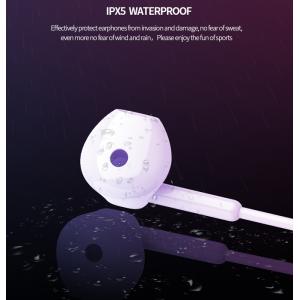 CELEBRAT Bluetooth earphones A17, με μαγνήτη, μικρόφωνο HD, λευκά | Αξεσουάρ κινητών | elabstore.gr