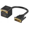 POWERTECH splitter DVI 24+1 M/DVI 24+1 F & HDMI F-0.20M | Καλώδια | elabstore.gr
