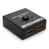 POWERTECH HDMI Bi-Directional switch 2 σε 1, 4K x 2K & 3D, μαύρο | Καλώδια | elabstore.gr