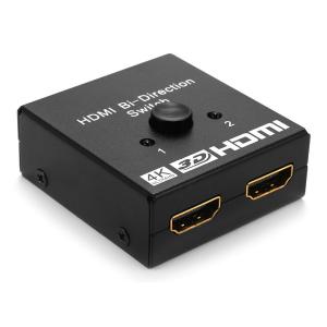 POWERTECH HDMI Bi-Directional switch 2 σε 1, 4K x 2K & 3D, μαύρο | Καλώδια | elabstore.gr
