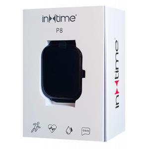 ΙΝΤΙΜΕ Smartwatch P8, 1.4" έγχρωμο, IPX7, HR & Blood pressure, μαύρο | Mobile Συσκευές | elabstore.gr
