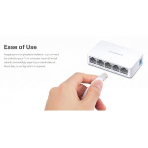 MERCUSYS Desktop Switch MS105, 5x 10/100 Mbps, Ver. 2 | eLabstore.gr MERCUSYS Desktop Switch MS105, 5x 10/100 Mbps, Ver. 2 | Δικτυακά | elabstore.gr