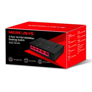 MERCUSYS Desktop Switch MS105G, 5x 10/100/1000 Mbps, Ver. 1 | eLabstore.gr MERCUSYS Desktop Switch MS105G, 5x 10/100/1000 Mbps, Ver. 1 | Δικτυακά | elabstore.gr