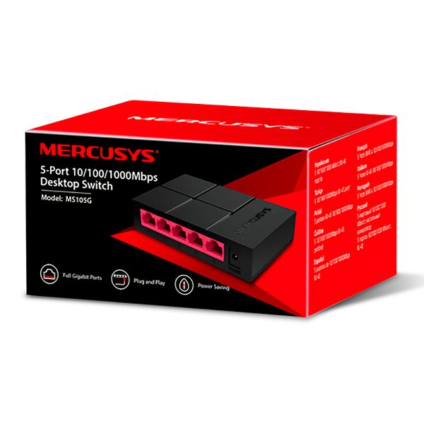 MERCUSYS Desktop Switch MS105G, 5x 10/100/1000 Mbps, Ver. 1 | eLabstore.gr MERCUSYS Desktop Switch MS105G, 5x 10/100/1000 Mbps, Ver. 1 | Δικτυακά | elabstore.gr
