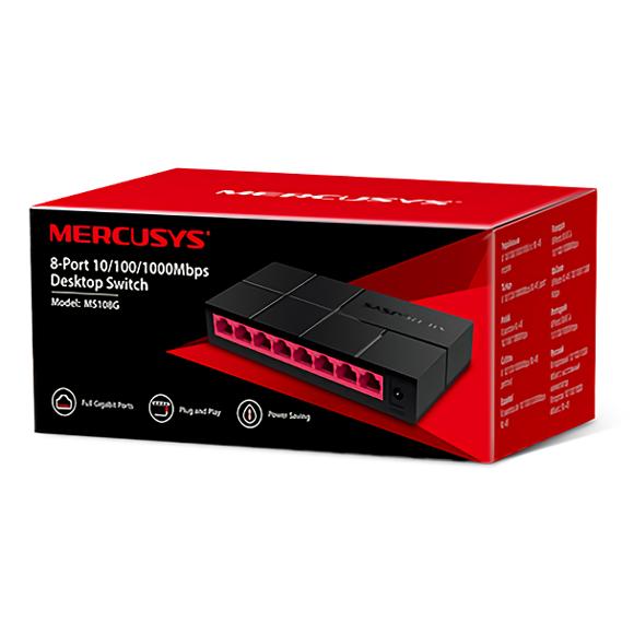 MERCUSYS Desktop Switch MS108G, 8x 10/100/1000 Mbps, Ver. 1 | eLabstore.gr MERCUSYS Desktop Switch MS108G, 8x 10/100/1000 Mbps, Ver. 1 | Δικτυακά | elabstore.gr