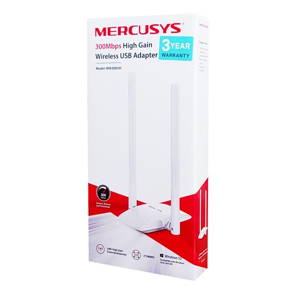 MERCUSYS Wireless USB Adapter MW300UH, 300Mbps, 2x2 MIMO, Ver. 1 | eLabstore.gr MERCUSYS Wireless USB Adapter MW300UH, 300Mbps, 2x2 MIMO, Ver. 1 | Δικτυακά | elabstore.gr