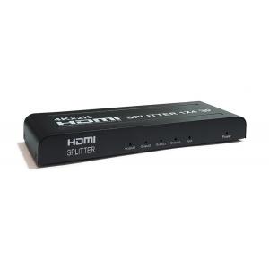 POWERTECH Premiun Quality HDMI 1.4 Splitter, 4x output, EU Power adapter | Καλώδια | elabstore.gr