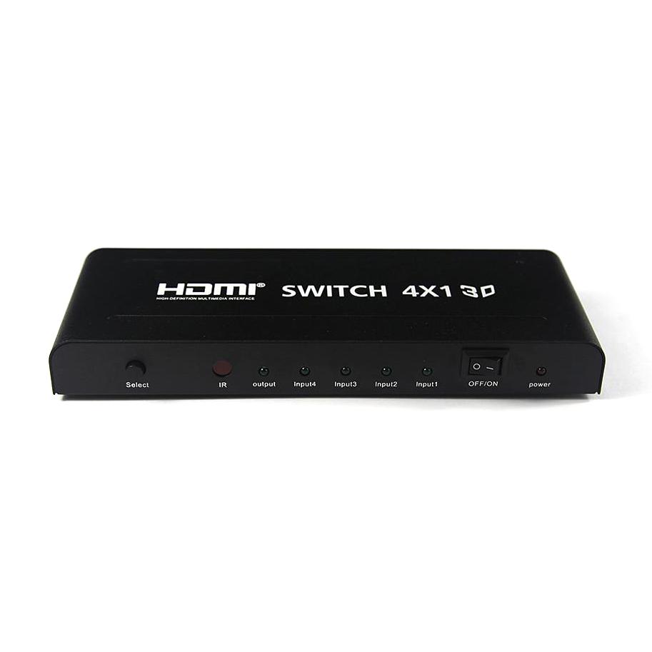 POWERTECH Premium Quality HDMI 1.4 Switch 4x input, EU Power adapter | eLabstore.gr POWERTECH Premium Quality HDMI 1.4 Switch 4x input, EU Power adapter | Καλώδια | elabstore.gr