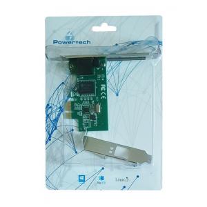 POWERTECH Κάρτα Επέκτασης PCI-e to LAN 10/100/1000, Chipset 8111E | Δικτυακά | elabstore.gr
