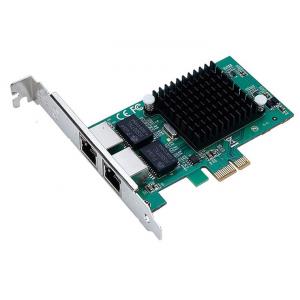 POWERTECH Κάρτα Επέκτασης PCI-e to 2x LAN 10/100/1000, Chip Intel 82575 | Δικτυακά | elabstore.gr