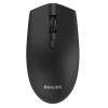 PHILIPS ασύρματο ποντίκι SPK7404, 1600DPI, 4 πλήκτρα, μαύρο | Συνοδευτικά PC | elabstore.gr