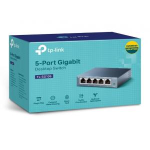 TP-LINK Gigabit Switch TL-SG105, 5 θύρες, Ver. 5.0 | Δικτυακά | elabstore.gr