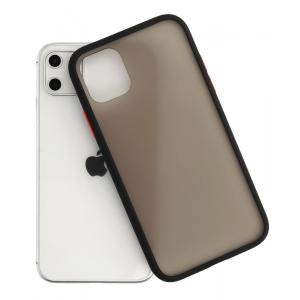 VENNUS Θήκη Color Button VNS-0007 για iPhone 11, μαύρη | Αξεσουάρ κινητών | elabstore.gr