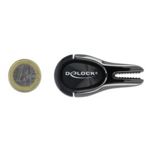 DELOCK 4 σε 1 finger ring, stand, 360° και βάση αεραγωγού 20675, ανθρακί | eLabstore.gr