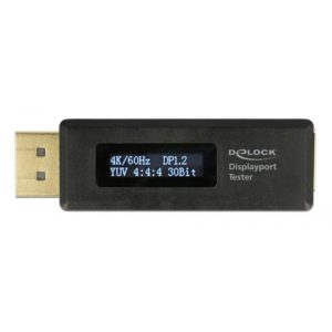 DELOCK DisplayPort tester 63338 για EDID πληροφορίες, με OLED οθόνη | Εργαλεία | elabstore.gr