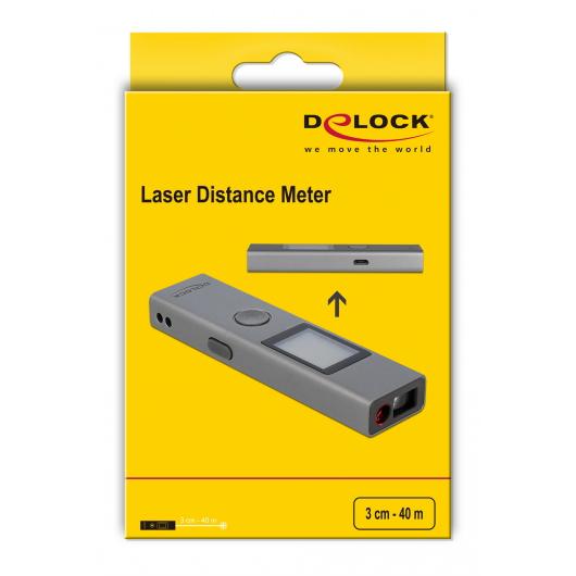 DELOCK laser μετρητής απόστασης 64071 με οθόνη, m / in / ft, 3cm έως 40m | eLabstore.gr DELOCK laser μετρητής απόστασης 64071 με οθόνη, m / in / ft, 3cm έως 40m | Εργαλεία | elabstore.gr