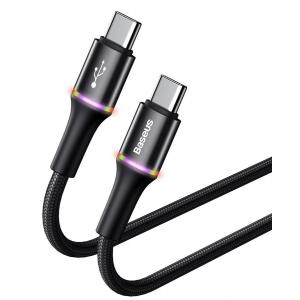 BASEUS καλώδιο USB Type-C CATGH-J01, LED, 3A 60W, PD2.0, 1m, μαύρο | eLabstore.gr BASEUS καλώδιο USB Type-C CATGH-J01, LED, 3A 60W, PD2.0, 1m, μαύρο | Αξεσουάρ κινητών | elabstore.gr